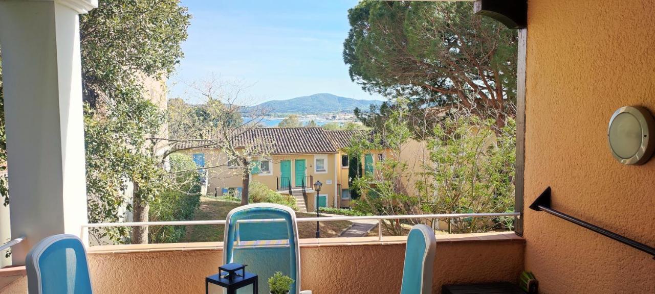 Chez Adriana Studio Vue Mer Avec Piscine Grimaud Luaran gambar